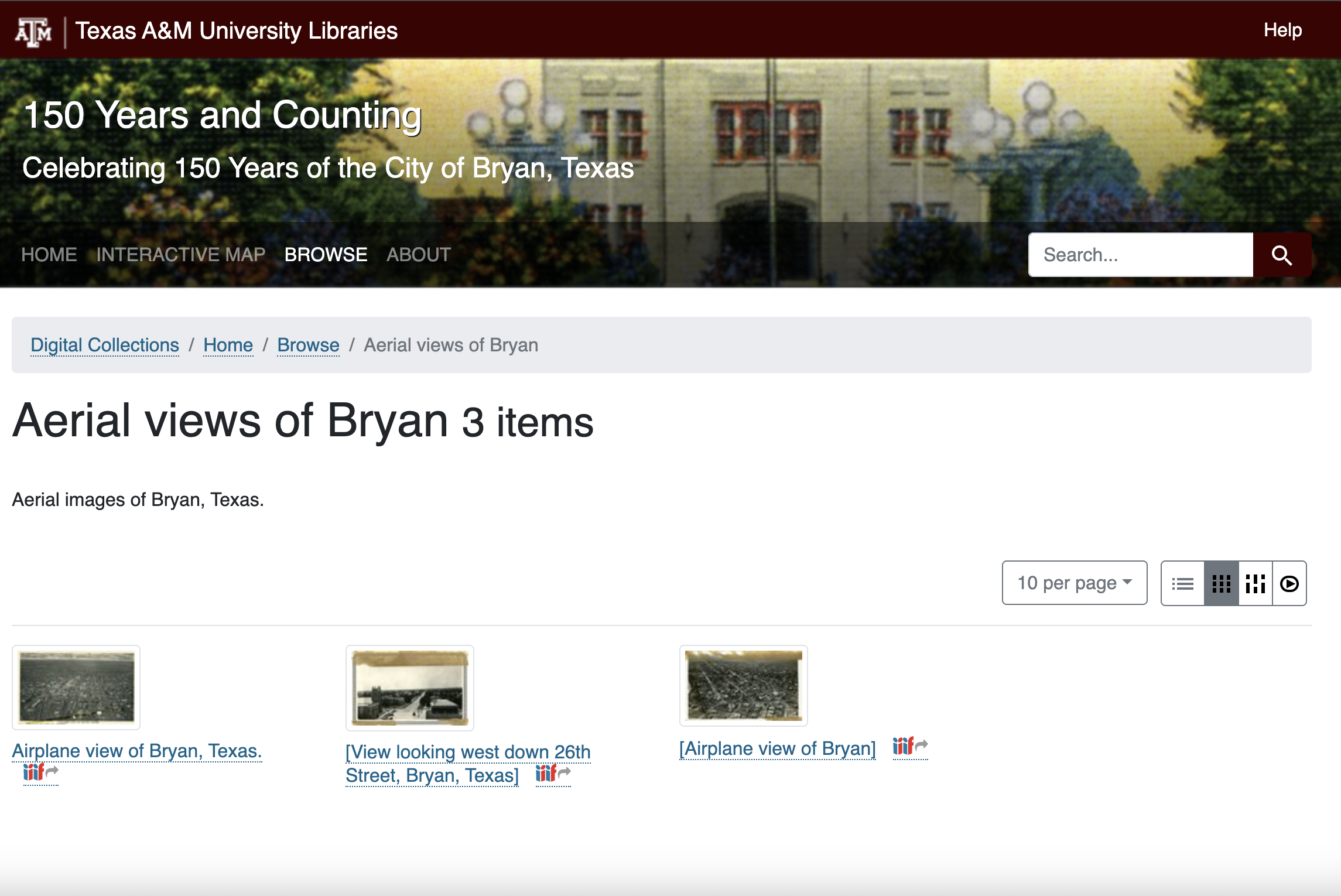 Screenshot of Spotlight Browse